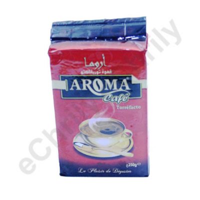 Paquet de Café Aroma 250 G, un incontournable pour les amateurs de café.