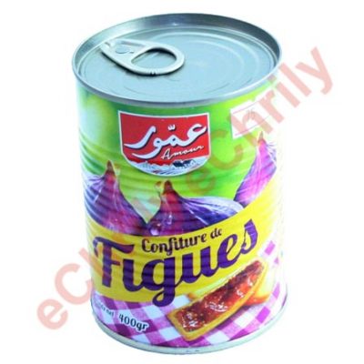 Confiture de figue Amour 400 g, idéale pour vos petits-déjeuners et desserts, livrée en Algérie avec un service de qualité.