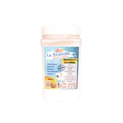 Pot de bicarbonate de sodium La Blanche 300g, produit naturel, vendu sur eChrily.com