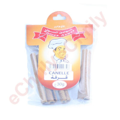 Cannelle en bâtons 30g pour tajine hlou, chbah essafra, mhalbi, sauces et infusions. Épice sur eChrily courses par internet avec livraison à domicile