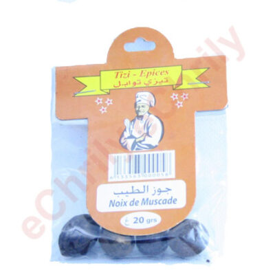 Noix de muscade entière 20g -Épice chaude parfaite pour gratins, purée, dolma ou chorba. Achetez sur eChrily. courses par internet et livraison à domicile