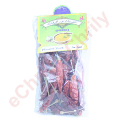 Piment fort entier sec 30g – Parfait pour recettes algériennes épicées : couscous, chorba, loubia, etc. Achetez sur eChrily. Livraison à domicile